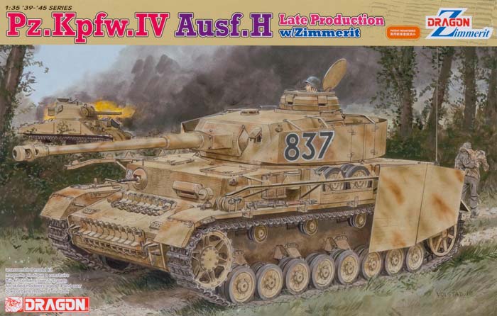 Dragon 6560 - Pz. Kpfw. IV Ausfh w/Zimmerit Late Production