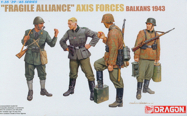 Dragon 6563 - Fragile Alliance Axis Forces Balkans 1943