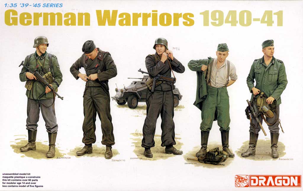 Dragon 6574 - German warriors 1940-41