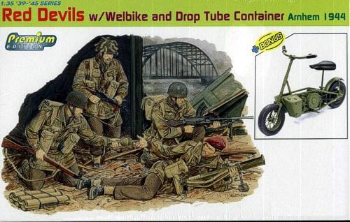 Dragon 6585 - Red Devils w/Welbike and drop tube container