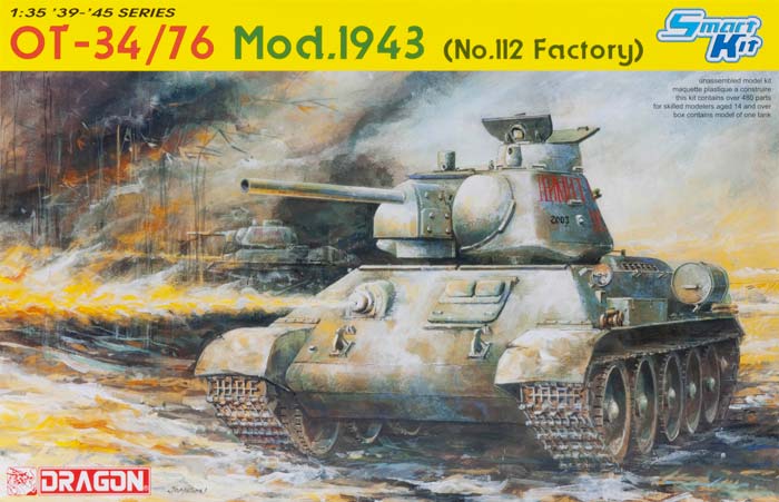 Dragon 6614 - OT-34/76 Mod. 1943 (No. 112 Factory)
