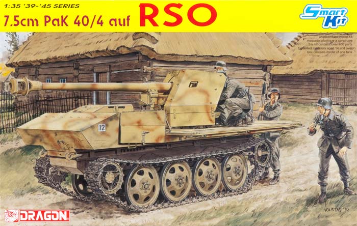 Dragon 6640 - 7,5 cm Pak 40/4 Auf RSO
