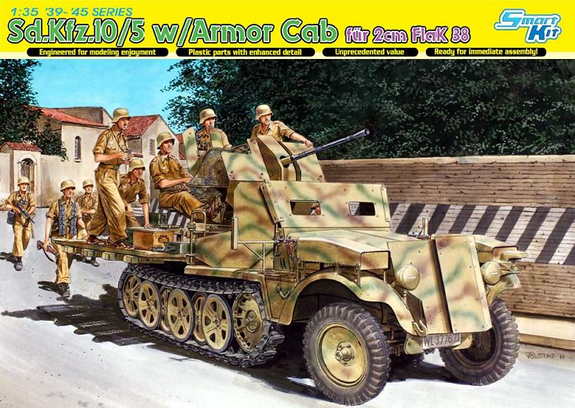 Dragon 6677 - Sd. Kfz. 10/5 Armor Cab Flak 38