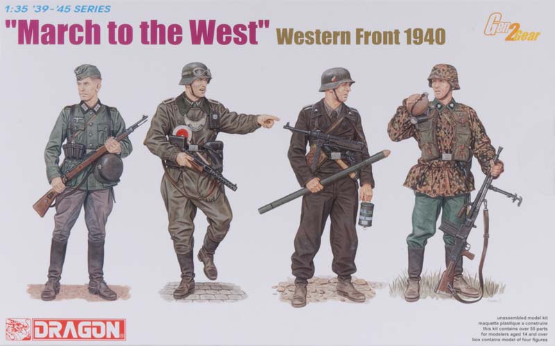 Dragon 6703 - March to the west western front 1940