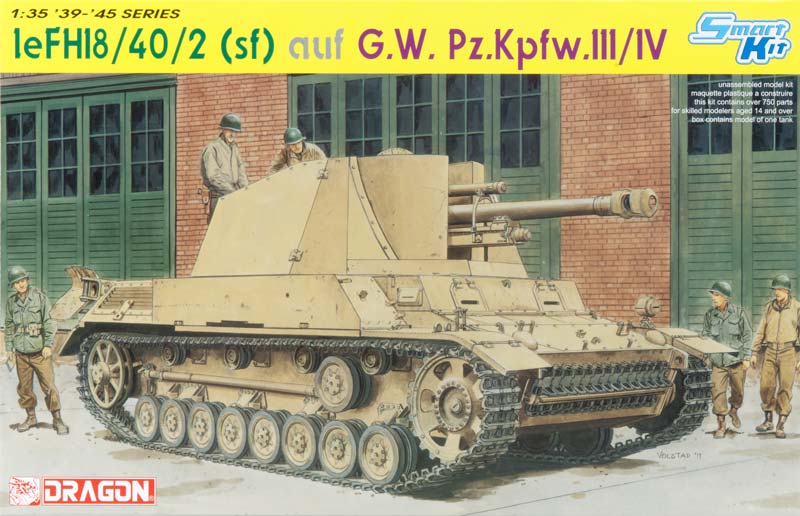 Dragon 6710 - le FH18/40/2 auf. G.W. Pz. kpfw. III/IV