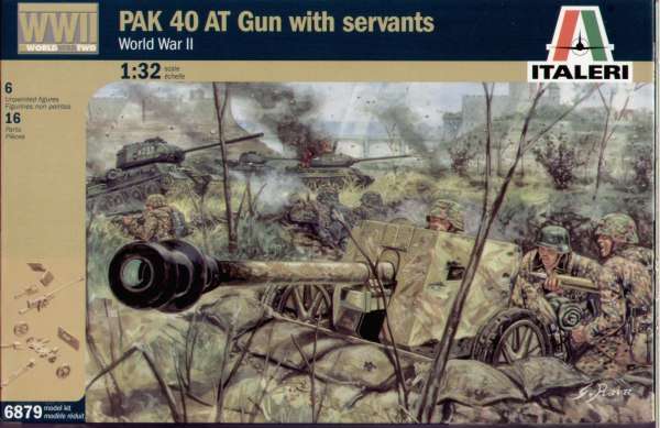 Italeri 6879 - German PAK 40 AT Gun with servants