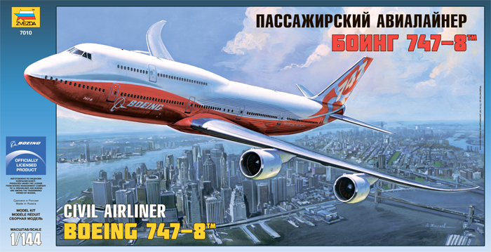 Zvezda 7010 - Boeing 747 - 8