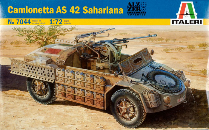 Italeri 7044 - Camionetta AS 42 Sahariana