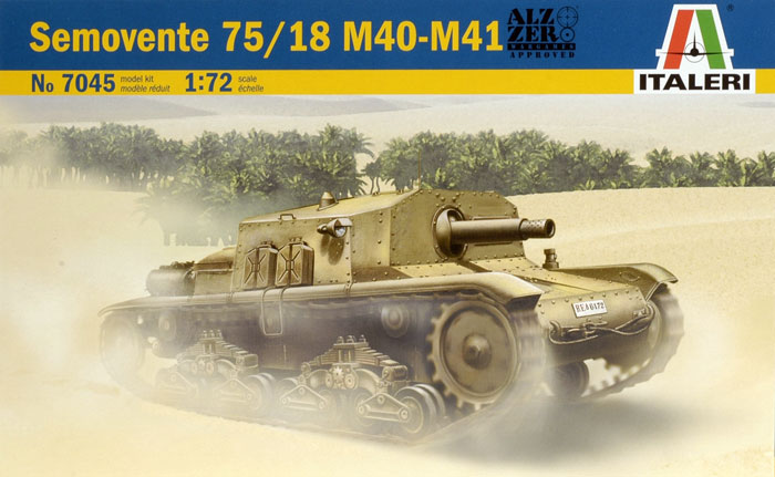 Italeri 7045 - Semovente 75/18 M40-41