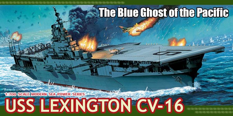 Dragon 7051 - U.S.S. Lexington CV-16