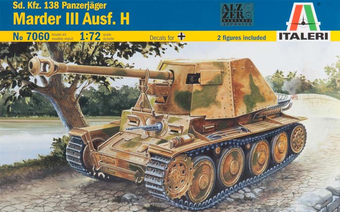 Italeri 7060 - Sd. Kfz. Panzerjager Marder III Ausf. H