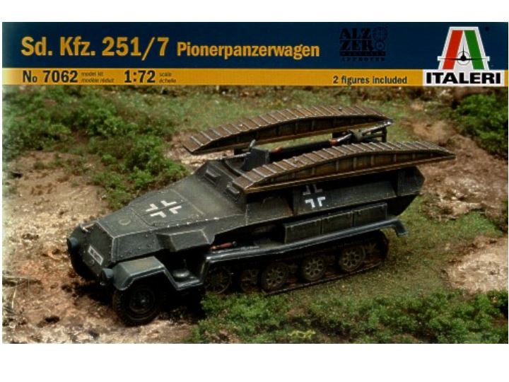 Italeri 7062 - Sd Kfz 251/7 Pionerpanzerwagen