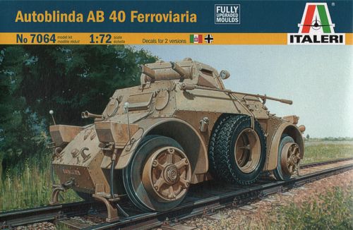 Italeri 7064 - Autoblinda AB 40 Ferroviaria