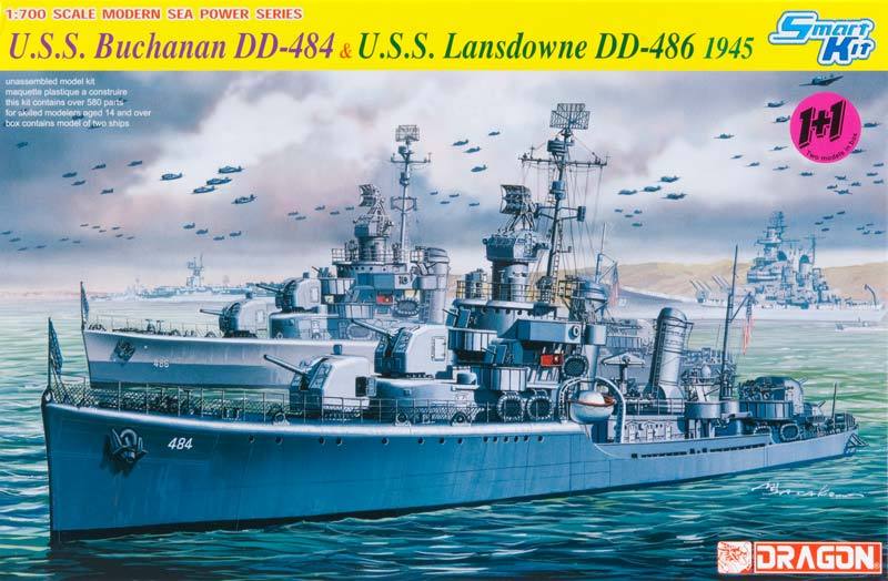 Dragon 7089 - U.S.S Buchanan DD-484 & U.S.S Lansdowne DD-486