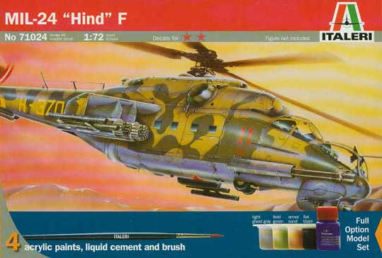 Italeri 71024 - Mil-24 Hind F. (model set)