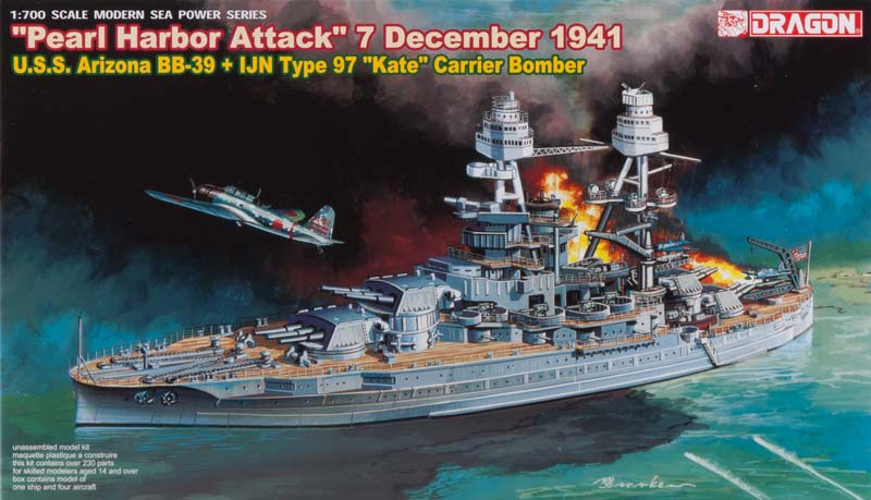 Dragon 7127 - USS Arizona BB-39 type 97