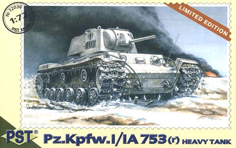 Pst 72036 - Pz-Kpfw. I/IA 753(R) Heavy tank