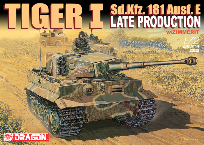 Dragon 7203 - Sd. Kfz. 181Ausf. E. Tiger I Late Production