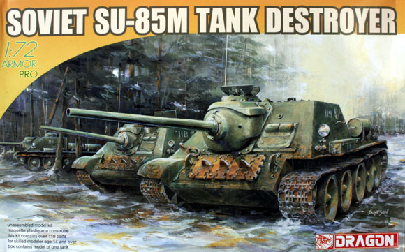 Dragon 7211 - Soviet SU-85M Tank Destroyer