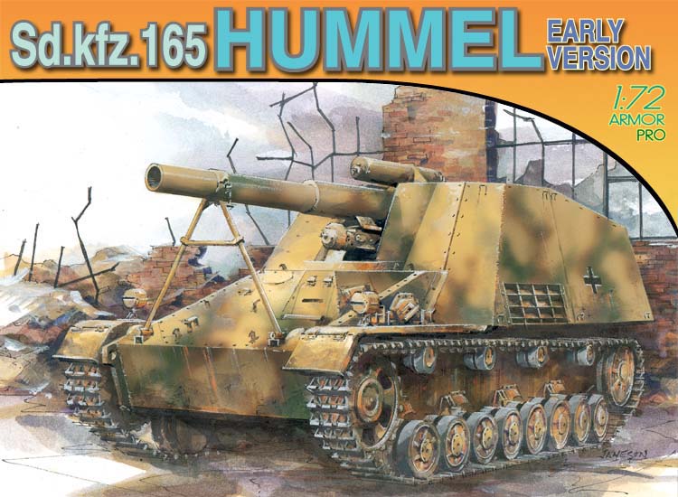 Dragon 7244 -Sd. Kfz. Hummel  Early Production