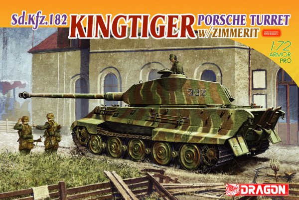 Dragon 7254 - Kingtiger Porsche w/Zimmerit
