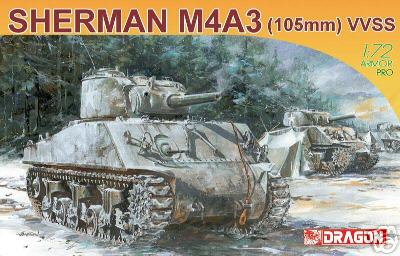 Dragon 7274 - Sherman M4A3 (105mm) VVSS