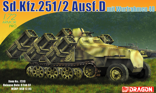 Dragon 7310 - Sd. Kfz. 251 Ausf. D Mit Wurfrahmen 1940