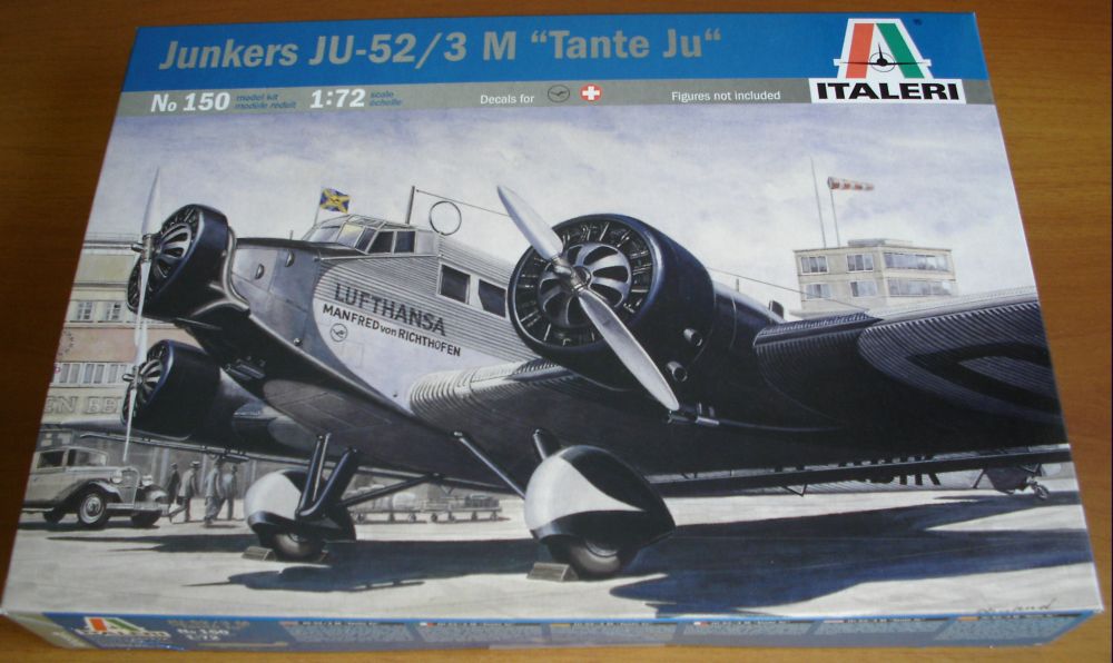 Italeri 150 - JUNKERS JU-52/3 M TANTE JU