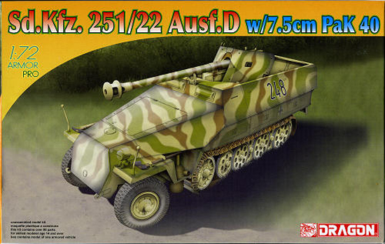 Dragon 7351 - Sd. Kfz. 251/22 Ausf. D. W7.5 cm Pak 40