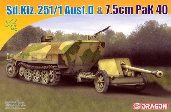 Dragon 7369 - Sd. Kfz. 251 Ausf. D & 7.5cm Pak 40