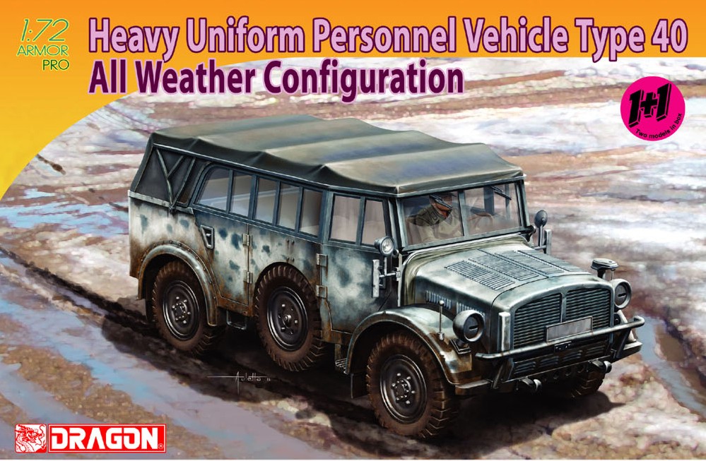 Dragon 7421 - Heavy Uniform Personnel Vehicle type 40