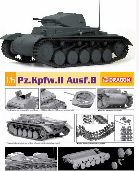 Dragon 75025 - Pz. Kpfw. II Ausf. B