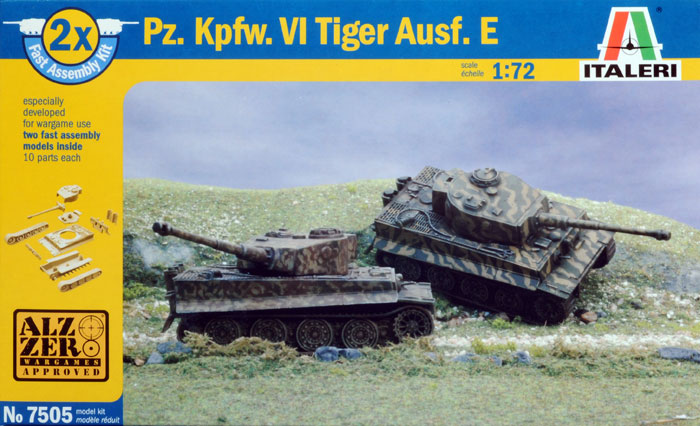 Italeri 7505 - Pz. Kpfw. VI Tiger I Ausf. E (Fast Assembly)