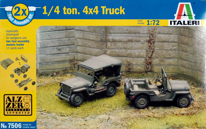 Italeri 7506 - Willys Jeep (Fast Assembly)