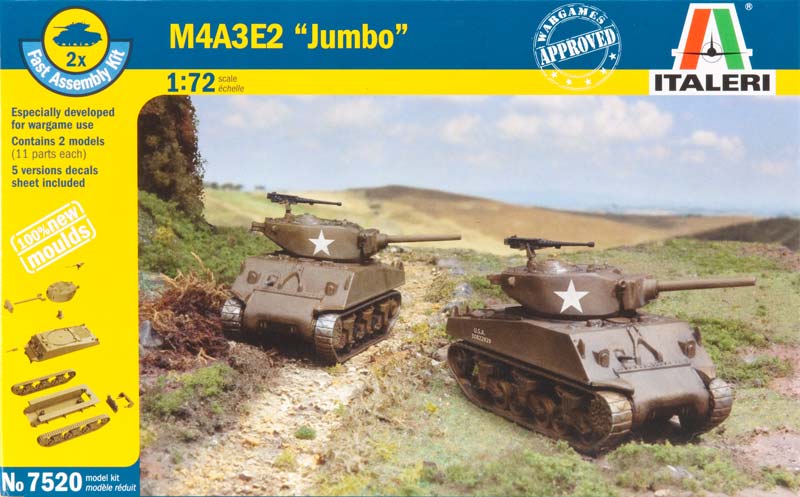 Italeri 7520 - M4 A3 E2 Jimbo (Fast Assembly)