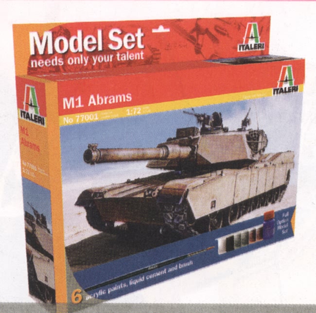Italeri 77001 - M1 Abrams (model set)