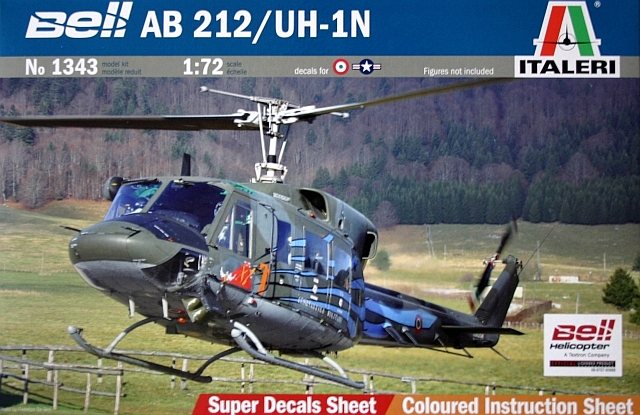 Italeri 1343 - Bell AB 212/UH-1N