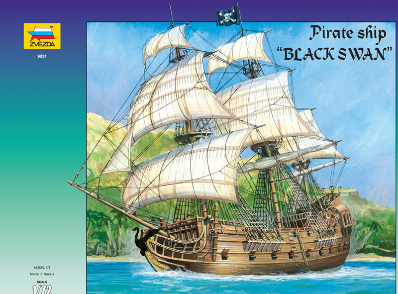 Zvezda 9031 - Pirate Ship Black Swan