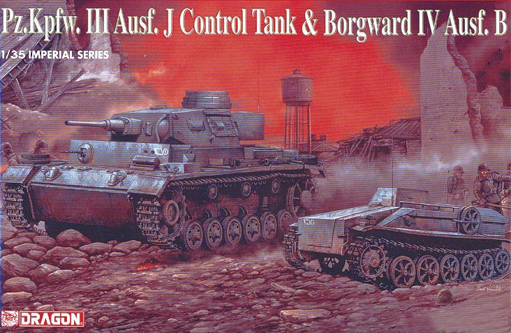 Dragon 9054 - Kpfw. III Ausf. J Control Tank & Borgward IV Ausf.