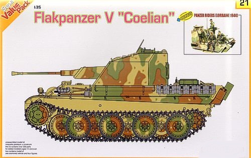 Dragon 9121 - Flakpanzer V + Panzer Riders