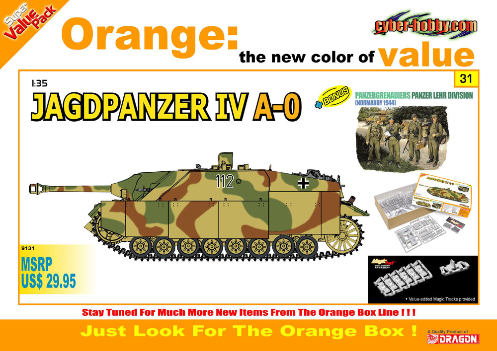 Dragon 9131 - Jagpanzer IV A-O
