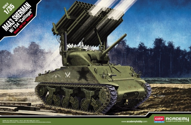 Academy 13294 - M4A3 Sherman w/T34 "Calliope"