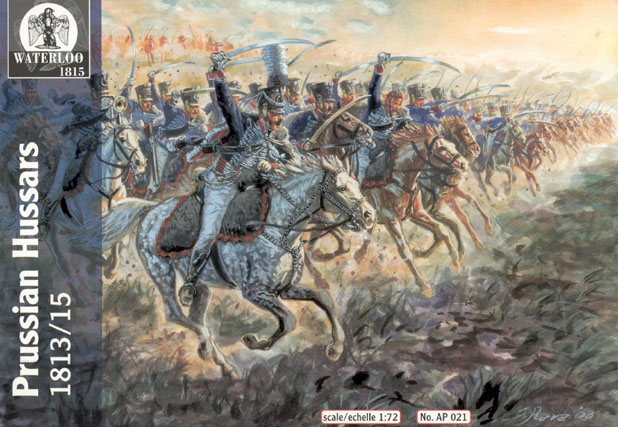 Waterloo 1815 021 - Prussian hussars 1813/15