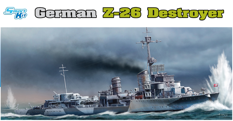 Dragon 1064 - German Z-26 Destroyer
