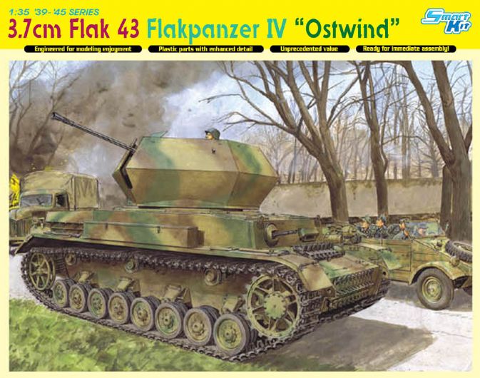 Dragon 6550 - 3.7 cm Flakpanzer IV "Ostwind"