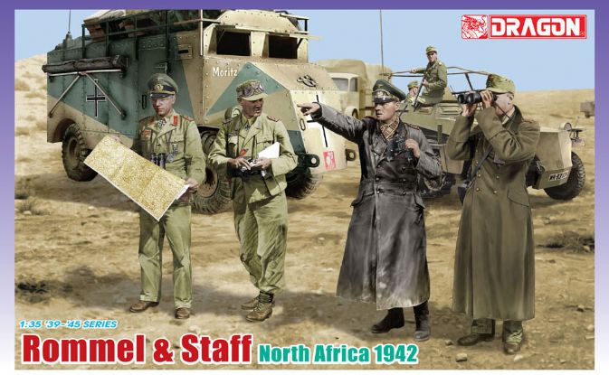 Dragon 6723 - Rommel and his staff