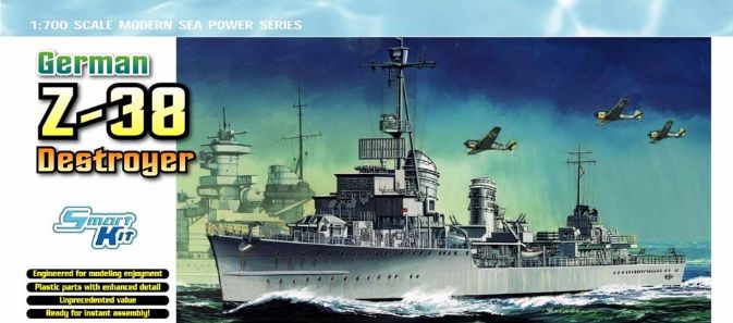 Dragon 7134 - German Z-38 Destroyer