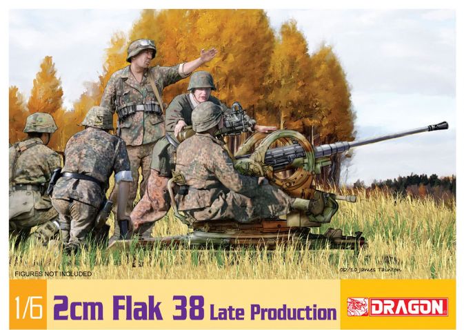 Dragon 75039 - 2Cm Flak 38 Late Production