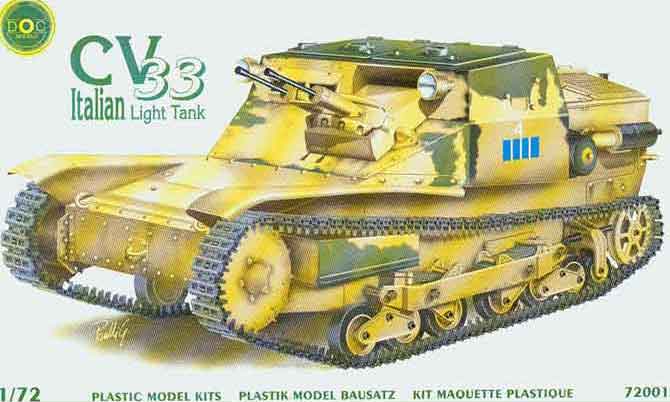 Doc models 72001 -  CV 33 Italian ligth tank