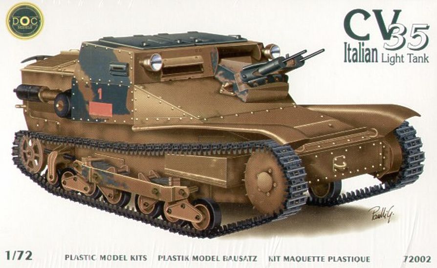 Doc models 72002 - CV35 Italian Light Tank